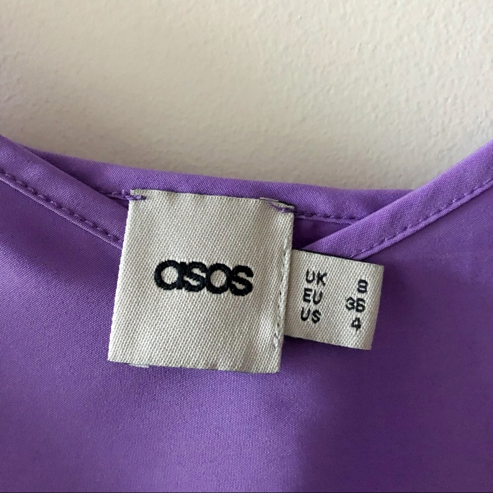 ASOS • Purple Crop Cami Top - Picture 4 of 4